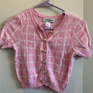 Cotton Emporium Pink Knit Sweater